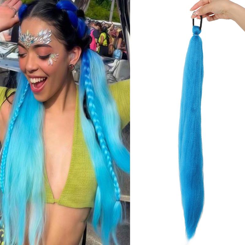 

Ободок для волос, синтетический конский хвост, безопасная резинка для легкой укладки, женский парик из синтетического волокна, подходит для всех случаев