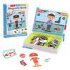 Kids Intelligent 3D Jigsaw Toys Magnetic Puzzle Book Brain Training Games Educational Montessori Toys for Kids Gifts Xmas Toys