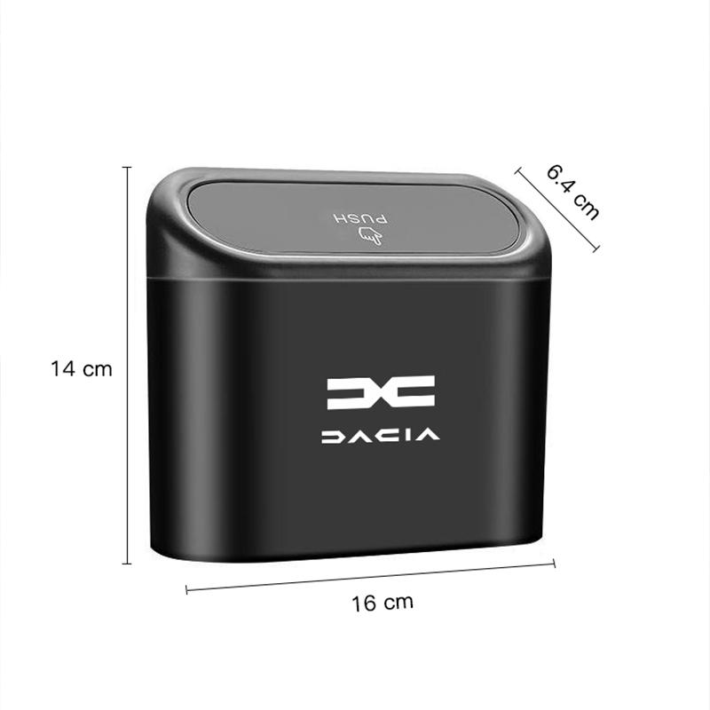 Portable Hanging Car Trash Can Interior Accessories For Dacia Logan Sandero Duster Lodgy Spring Jogger Dokker Stepway Bigster