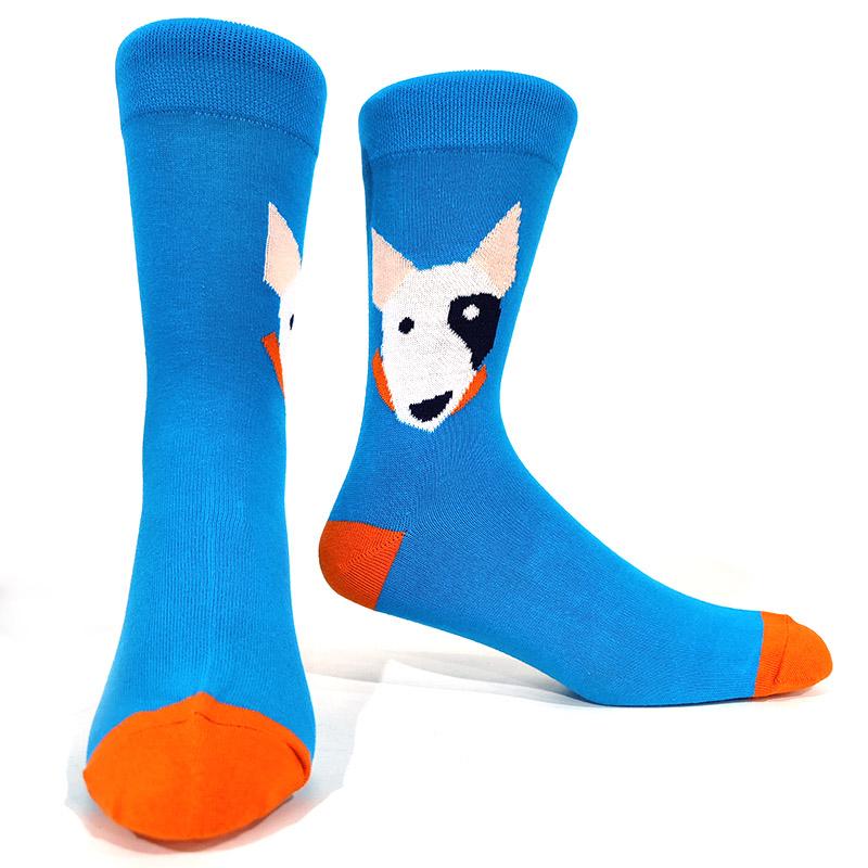 Novelty Happy Funny Men Graphic Socks Cotton Poker Corgi Frog Crazy Burger Piranh Wolf Avocado Eagle Sock