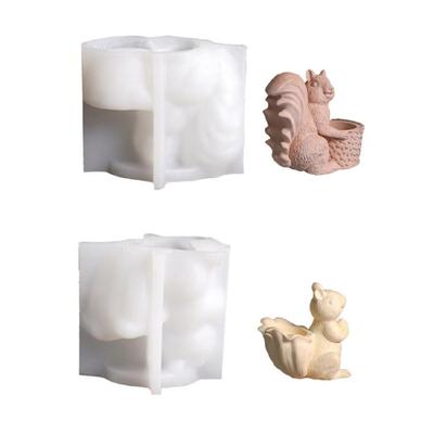 Silicone Squirrel Candle Cup Mold Creative Handmade Mold Jewelry Making Tool Perfect for Beginners Creative Designing