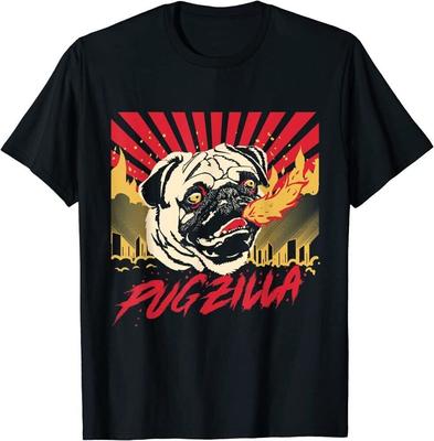 Pugz!lla Mops Hund Meistverkauftes Design Bestes T-Shirt Unisex T-Shirt