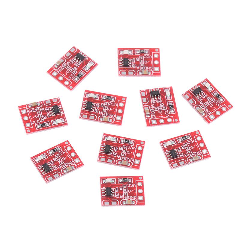 10Pcs Ttp223 Touch Key Module Self-Locking / Momentary Capacitive Switch Single Channel Module