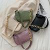 Trendy Korean Style Mini Bag For Women Chic Soft Pu Fabric Shoulder Purse