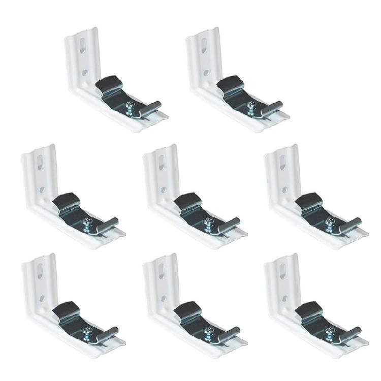 Set of 4/8 Blinds Curtain Track Mounting Brackets Clip Blind Extension Frame