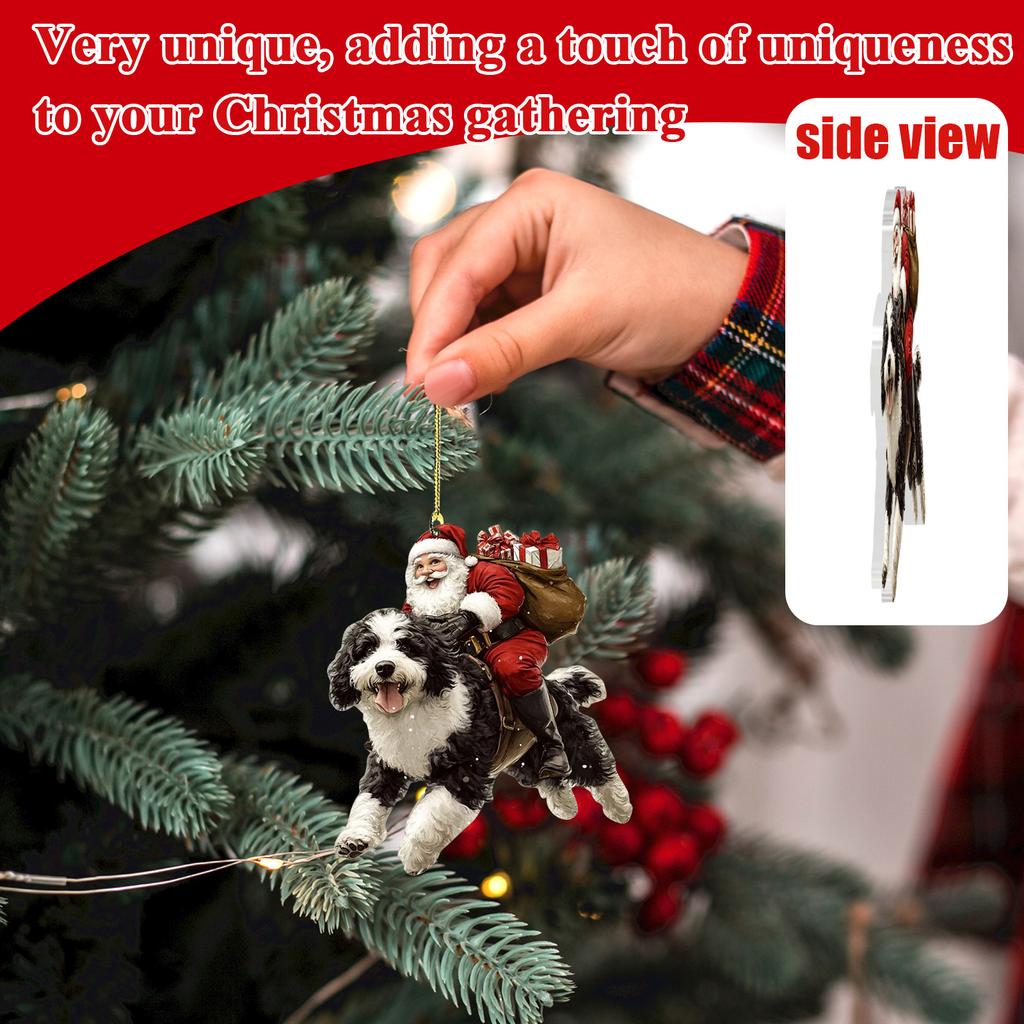 2D Christmas Ornaments, Acrylic Flat Christmas Tree, Home Decor, Christmas Tree Pendant