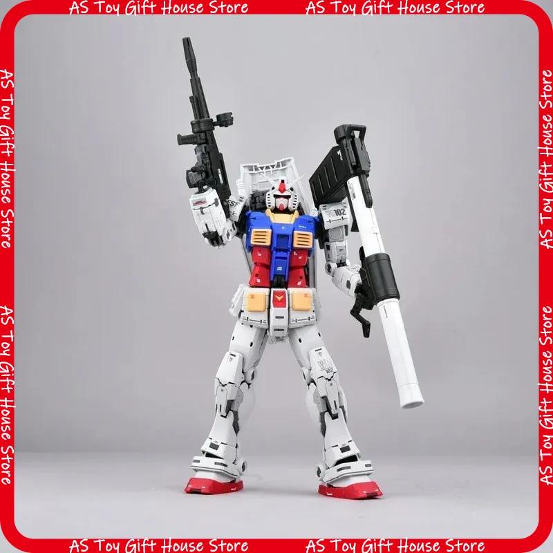 1100 Assembly Panda Rg Rx-78-2 2.0 Enlarged Version Model Kit Action Figure Puzzle Toy Collectible Desktop Ornament Gift