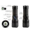 Powerful LED Flashlight Super Bright Spotlight Long Range Zoomable Emergency Lantern Outdoor Camping Torch Power Display