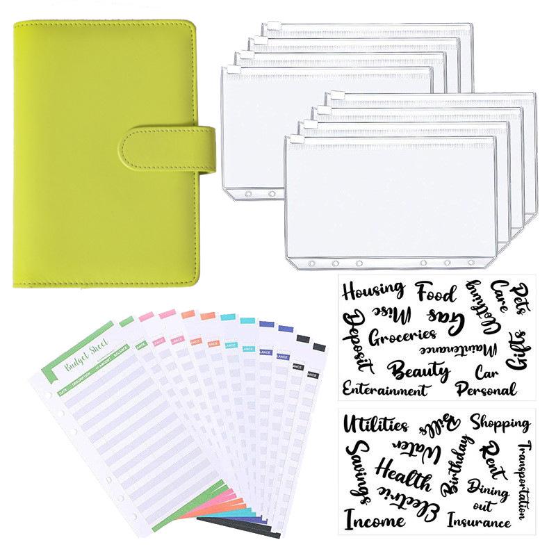 Macaron Minimalist Loose-Leaf Notebooks: A5, A6 Travel, and A7 Pocket Korean Creative Stationery Budget Books