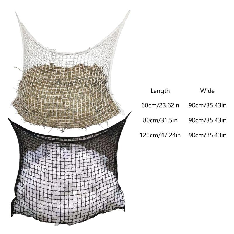 Equine Slow Feeding Feeding Net, Robust Woven Mesh for Reduced Waste and Healthy Horse Diet