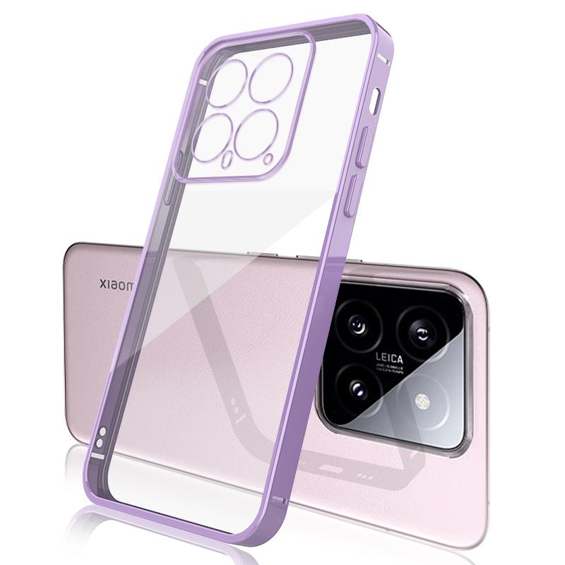 Luksusowe Etui Platerowane Do Xiaomi Mi 14 13 13T 12 12X 12T 11 11T Pro Lite 5g Przezroczyste Silikonowe Miękkie Odporne Na Wstrząsy Pokrowiec Ultra Cienki
