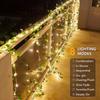 Artificial Vine Green Leaf String Lights USB Artificial Vine Fairy Lights  Weeding