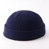 Melon Hat Men's and Women's Trend Autumn and Winter Wool Hat Student Fashion Flanged Yuppie Cold Hat Women's Brimless Knitting