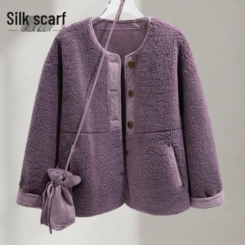 

Women s Solid Color Loose Fit Round Neck Long Sleeve Cardigan XL