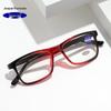Women's Square Anti-Blue Light Glasses: Stylish, High-Definition, Progressive Color Reading Lenses