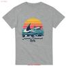 Cult Shark Movie T Shirt Amity Island Novelty Film Vintage Washed Versatile Comfortable Stylish Slightly Homme Unisex Soft