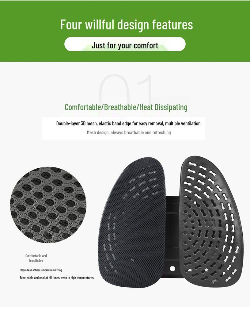 Ergonomic Lumbar Support Cushion for Car and Office