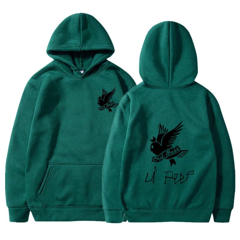 Autumn Winter New Casual Loose Plus Size Fashionable Printed Hooded Sweatshirt Men Women Hooded Sweatshirts