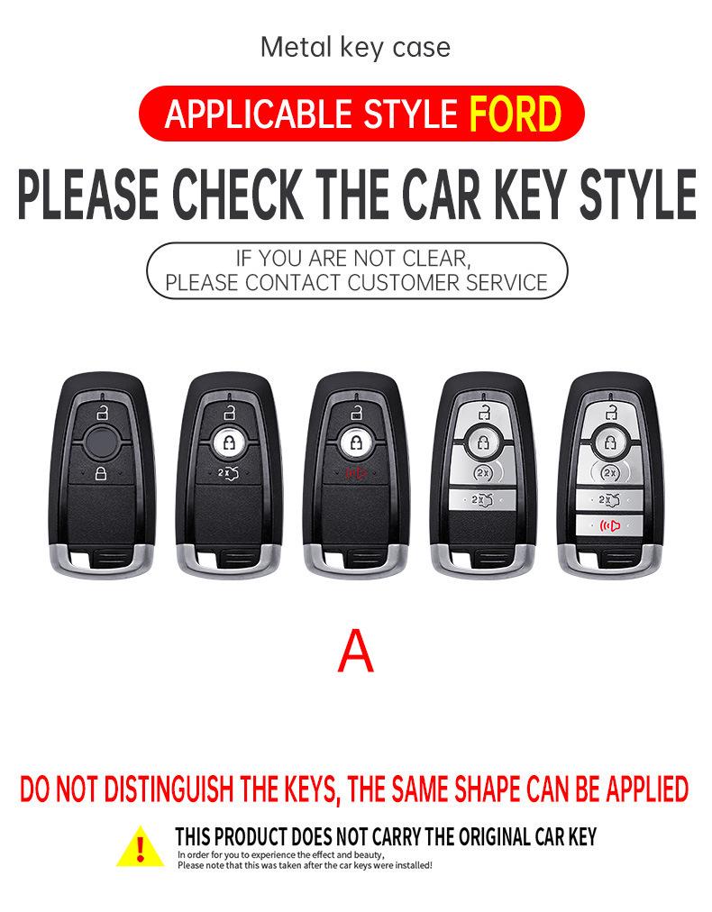 Ford Key Case for Mondeo, Explorer, Edge, Focus, Taurus, EVOS - Car Bag Buckle