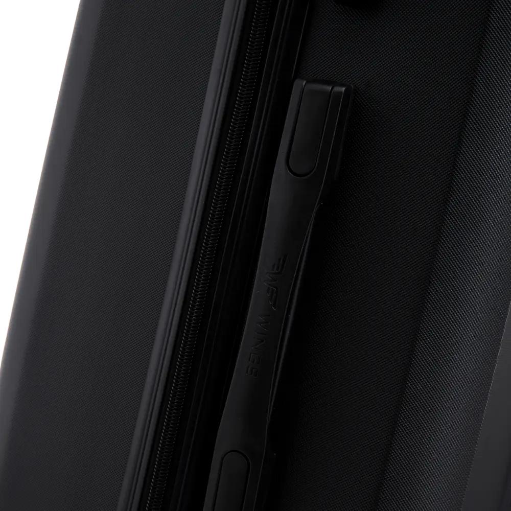Set of 3 Wings Harrier Black Suitcases