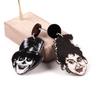 Scary Witch Lady Acrylic Halloween Earrings for Women Creative Funny Cartoon Wear Hat Skull Dangle Earring Gothic Jewelry Gifts