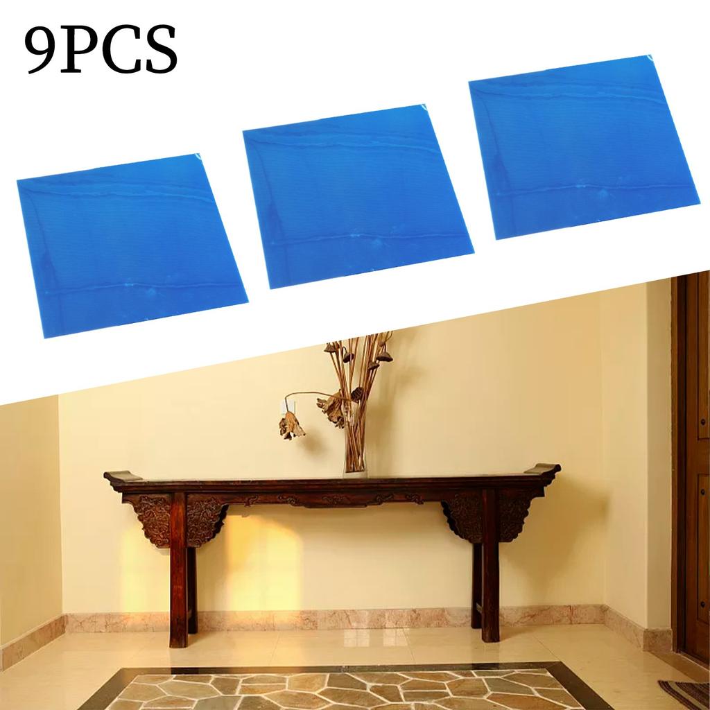 Square Mirror Wall Sticker Tile Decal Dining Decoration Acrylic Silver