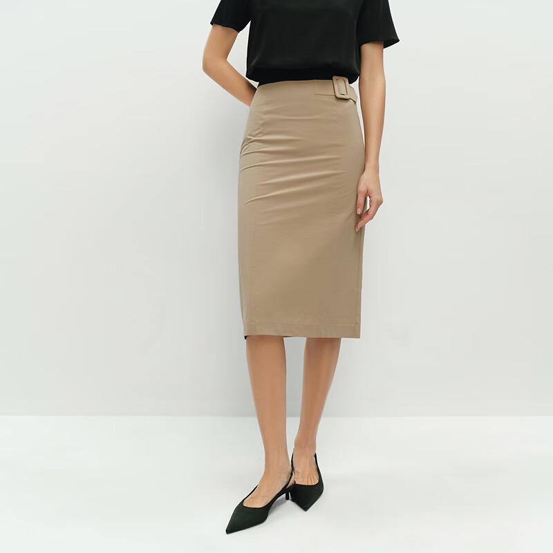 OVV SOLOTEX Series Women s Simple Straight Skirt XL