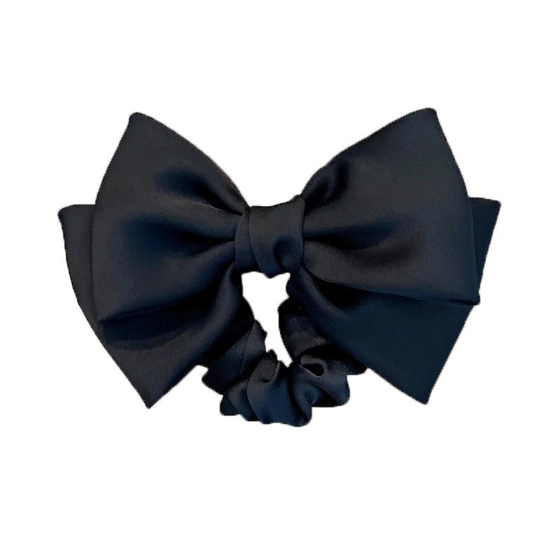 New Korean Satin Big Bow Hair Rope Girl's Sweet and Versatile Large Hair Ring Head Rope Hair Rubber Band Ornament Headwear Gifts