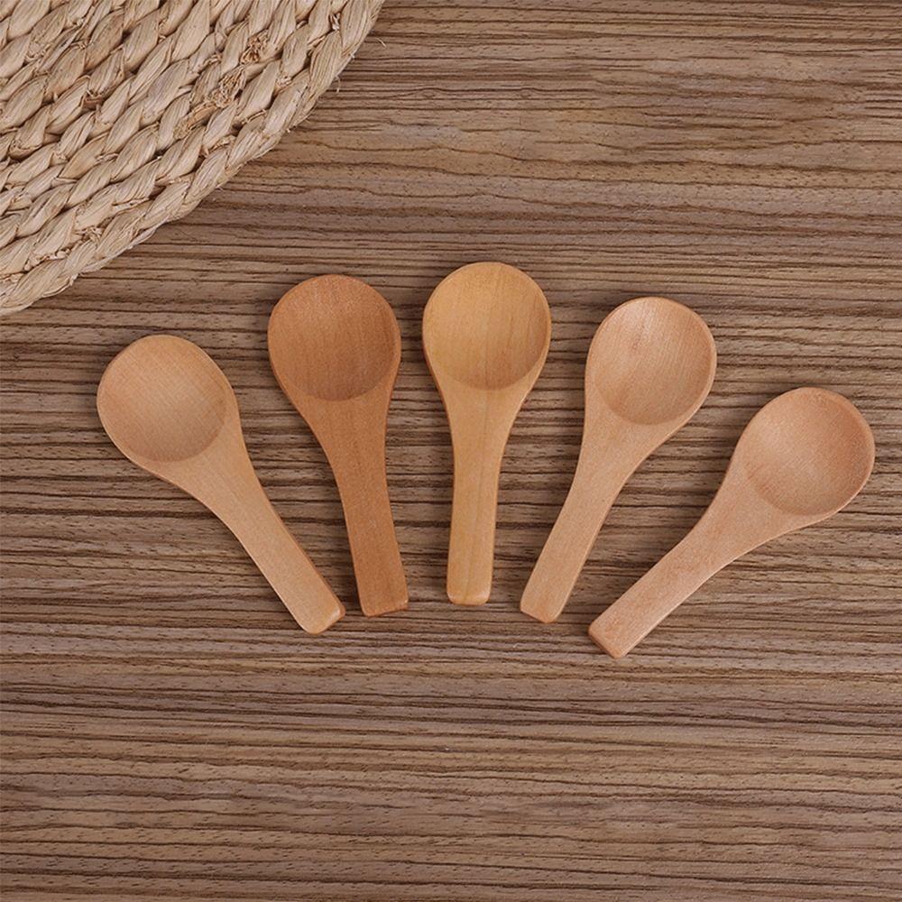 1/5Pcs Kitchen Accessories Condiment Spoon Practical Milk Powder Spoon  For Sugar Tea Coffee Dessert