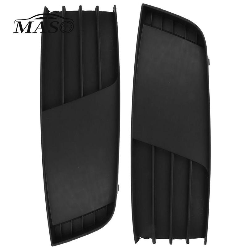 

2pcs Car Front Bumper Fog Light Grille Cover Frame for Skoda Octavia A7 2013 2014 2015 2016 2017 5E0807367,5E0807368