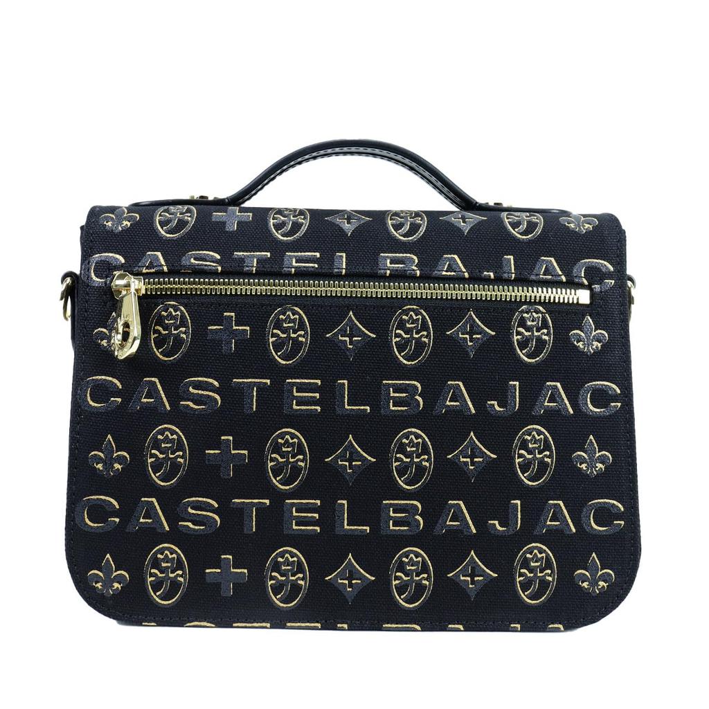 Castelbajac Cite Shoulder Bag with Handles No.89152 Black