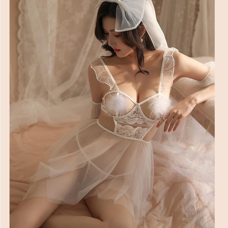 Sexy Lingerie Super Fire Multicolor Erotic Lingerie  Fabric Sexy Women's Fun Underwear Fishing Net Pudding Trouser Leg Ring Neck Ring Mesh