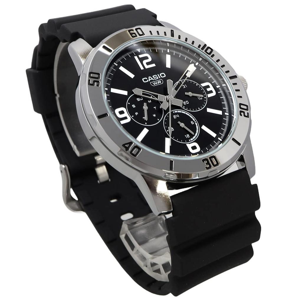 CASIO Standard Quartz Watch Display Military Black Overseas Model [Casio] Men's MTP-VD300-1B Multi-axis 24-hour [Item]