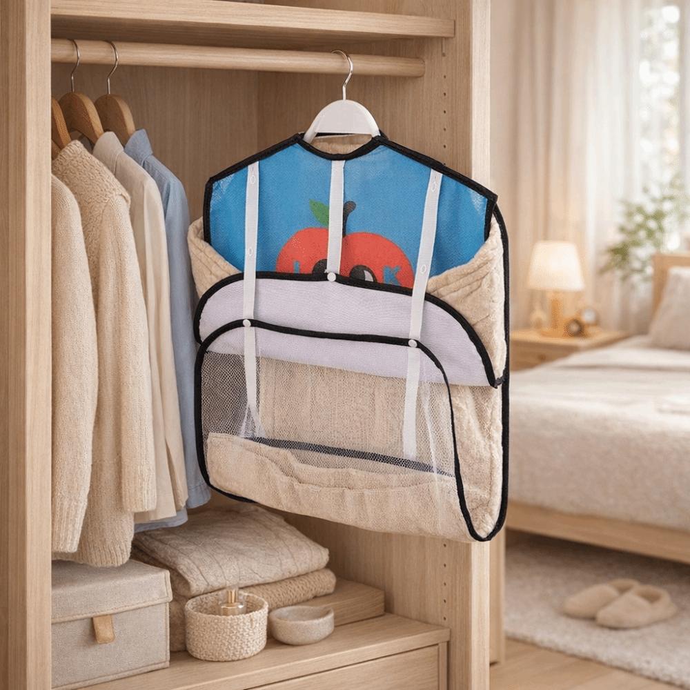 Space Saving Laundry Drying Net Breathable Mesh Hanging Bag Sweater Drying Rack  Laundry Room