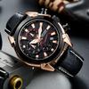Megir Kreative Quarz Männer Uhr Leder Chronograph Armee Militär Sport Uhren Männer Uhr Stunde Relogio Masculino Reloj Hombre