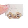 Elegant 2023 Gray Rhinestone Stud Earrings: Trendy High-End Fashion Jewelry for Women