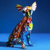 Chihuahua Dog Creative Colorful  Statue Figurine Resin Sculpture Home Office Bar Store Decoration Ornament Crafts