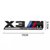 BBKP7 3D Car Decorative accessories M Badge Emblem Decoration Accessories For BMW M3 M4 F07 F34 F30 F20 F10 E60 E46 E53 G01 G02 G05