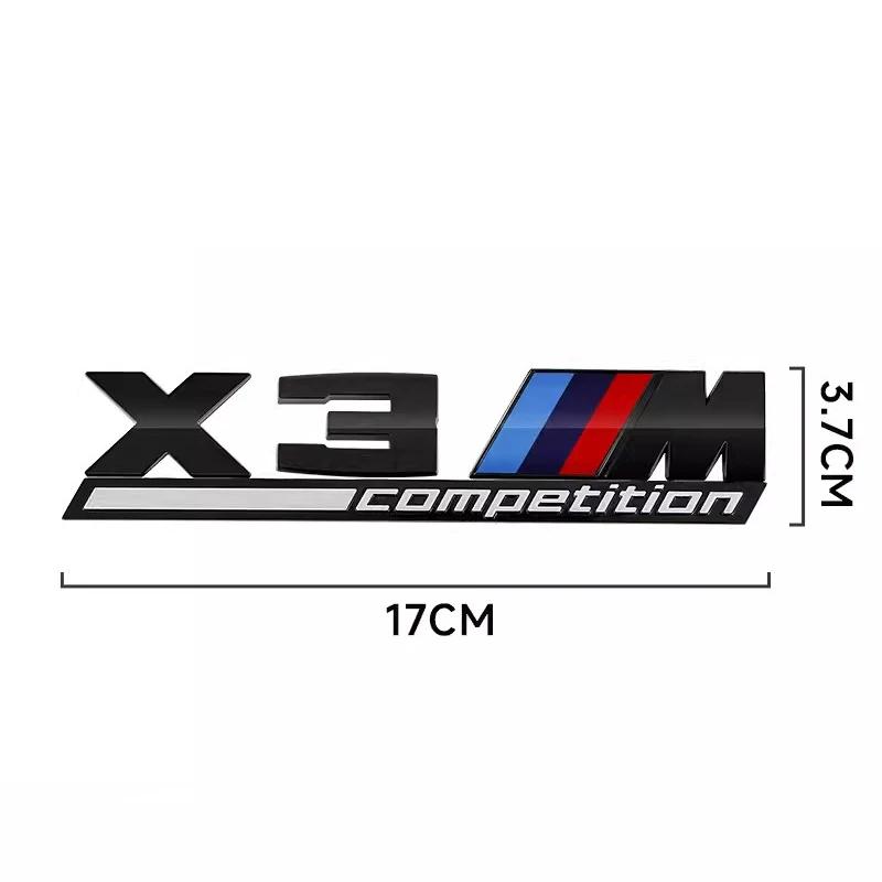 BBKP7 3D Car Decorative accessories M Badge Emblem Decoration Accessories For BMW M3 M4 F07 F34 F30 F20 F10 E60 E46 E53 G01 G02 G05