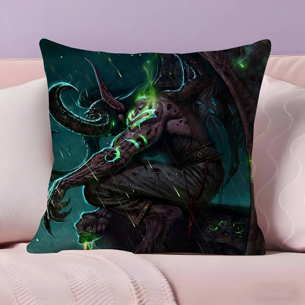 Warcrafts of World W-WOW Pillow Case Pillowcase Ultra Soft Skin Friendly Fabric Cloud Like Comfort & Concealed Zipper