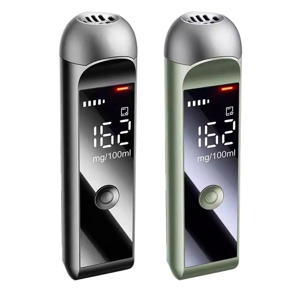 Digital Display Alcohol Breathalyzer Tester High Accuracy Professional Breathalyzer Road Safety