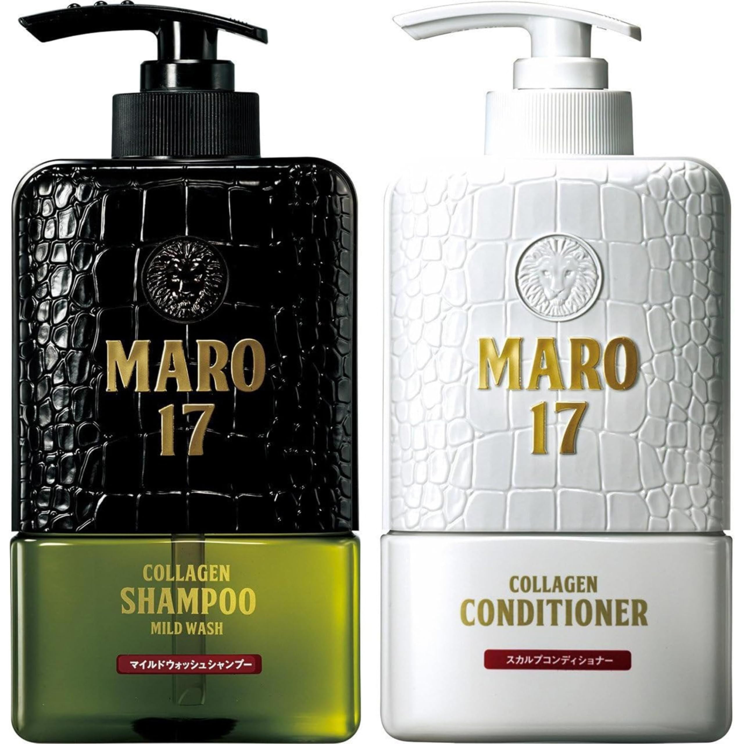 MARO17 Collagen Shampoo Mild Wash Collagen Scalp Conditioner Set 350ml x 2 & (Men s)