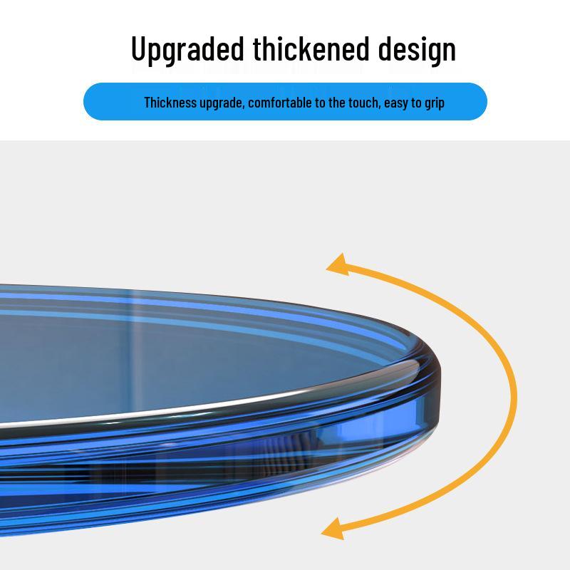 19mm Transparent Solid Color Round Chips - 10 Colors for Early Education & Montessori Math Counting Aids