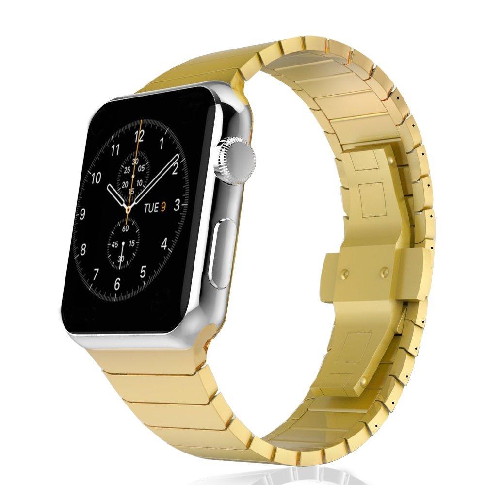 Stainless Steel Watch Band Link Bracelet for Apple Watch Series 10 42mm/9 8 7 41mm/SE (2023) SE (2022) SE 6 5 4 40mm/3 2 1 38mm