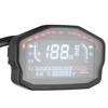 Universeller Motorrad-Kilometerzähler LED LCD Digitaler Tachometer Drehzahlmesser Instrument