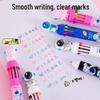 Spaceman Multicolor Ballpoint Pen – Cute Astronaut Design with 10 Press-Action Colors Perfect for Students