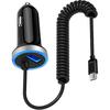 Google Pixel 9 Pro USB Car Charger Fast Charging for Google Pixel 10 Pro XL 9 Pro Fold 8a 8 Pro 7 Pro 6,USB A Car Charger + 3FT Coiled USB C Cable