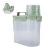 Pet Food Container Waterproof and Moisture Proof Dog Food Storage Tank with Lid and Measuring Cup