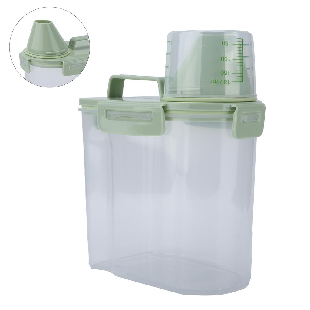 Pet Food Container Waterproof and Moisture Proof Dog Food Storage Tank with Lid and Measuring Cup