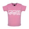 Eat Sleep Keep Bees - Baby Kids Boys Girls Unisex T-Shirt / Babygrow - Bee Keeping Keeper Beekeeper
